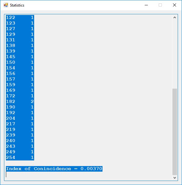 DES3 SC Decrypt Statistics