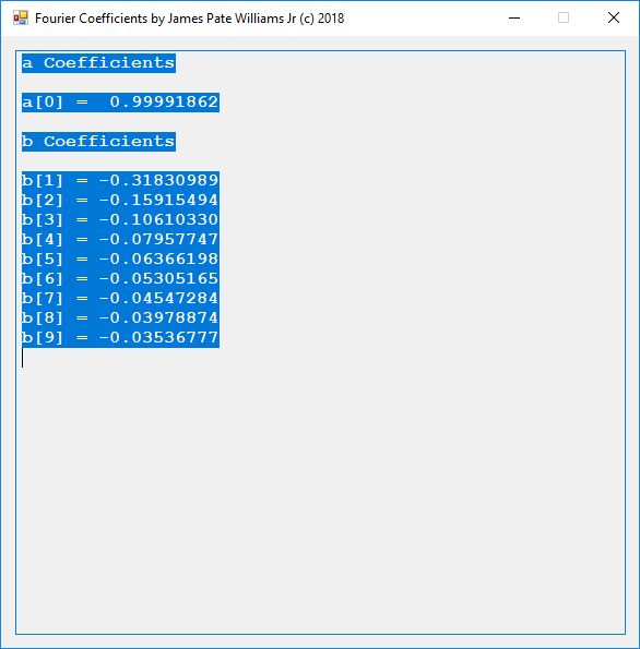 Exercise 36.6 Coefficients