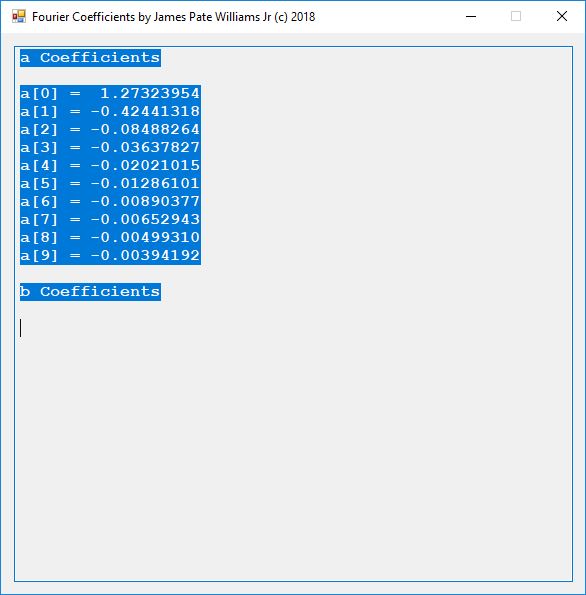 Exercise 36.8 Coefficients