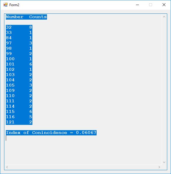 New Matrix Cipher Encrypt 2